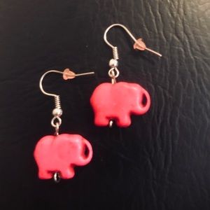 💗 Pink Elephant Earrings NEW